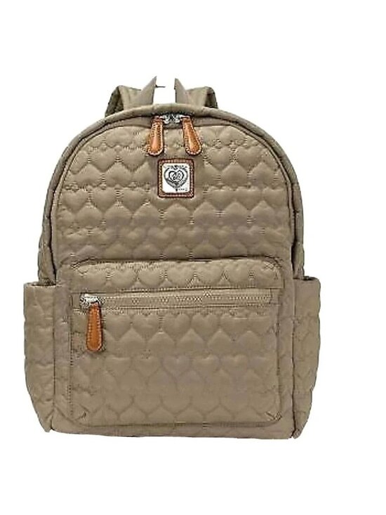 Brighton  Kirby Carry On Backpack Quilted NWT  Khaki $365 main image 5